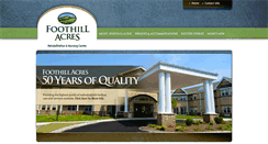 Desktop Screenshot of foothillacres.com